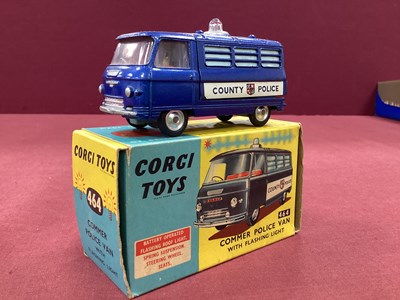 Lot 693 - Corgi Toys No 464 Commer Police Van with...