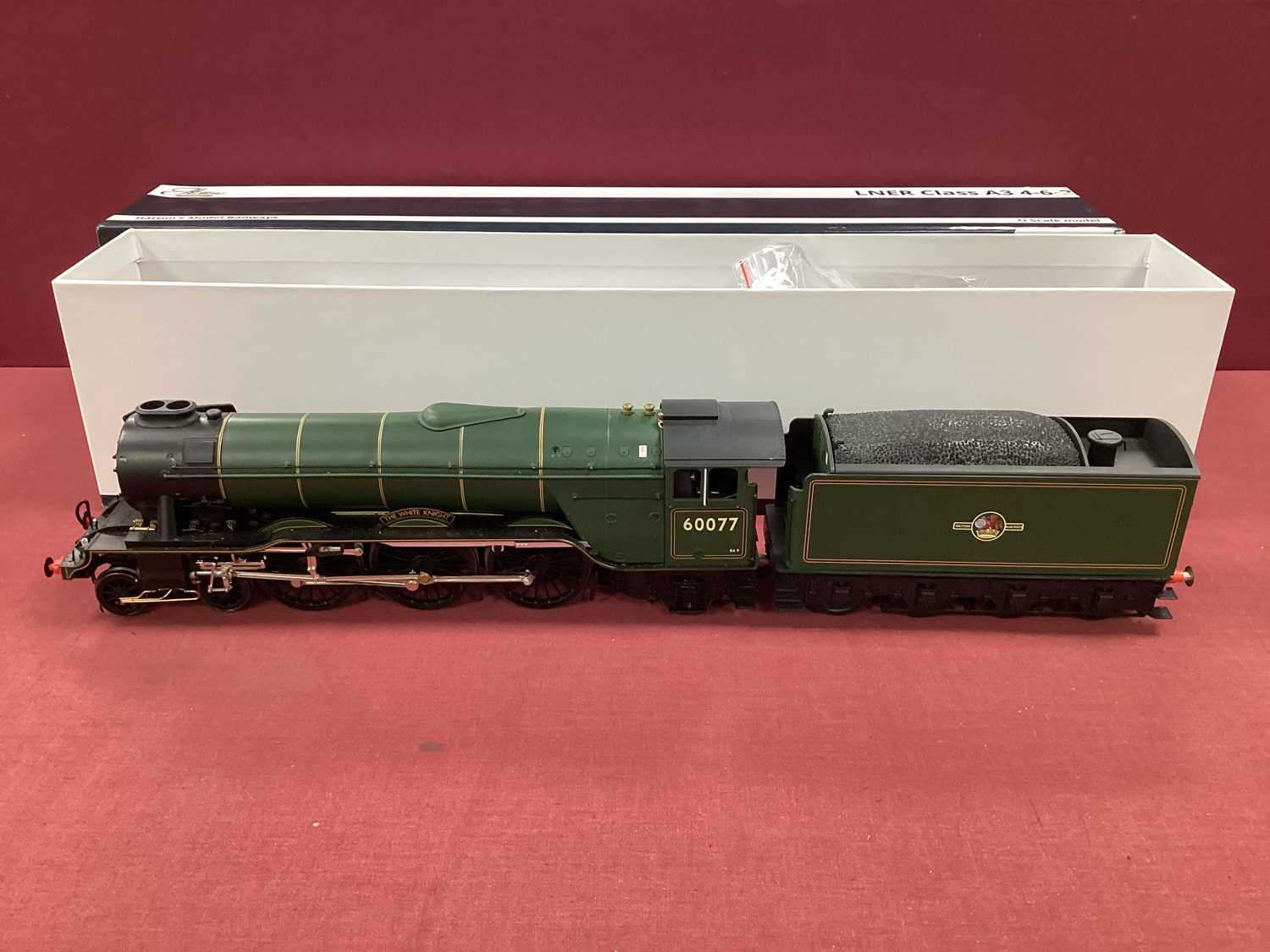 Lot 663 - A boxed Hattons Original O gauge A3 class