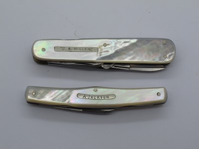 Lot 44 - Pocket Knives, Venture, Sheffield, Slater...