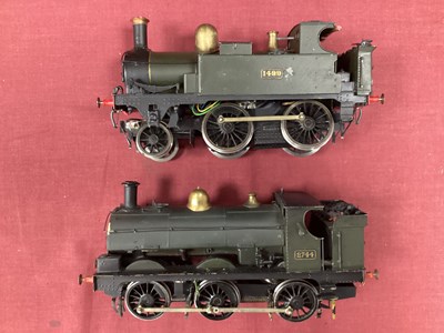 Lot 671 - Two kit-built O gauge Great Western tank...