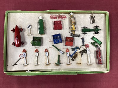 Lot 679 - An Original Crescent Diecast Garage, Racing,...