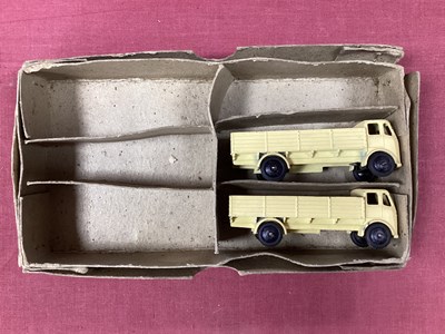 Lot 680 - A Dinky Counter Trade Box No 25A Wagon,...