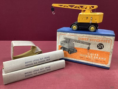 Lot 717 - Dinky Supertoys No 571 - Coles Mobile Crane,...