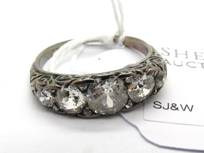 Lot 223 - An Antique Style Five Stone Diamond Ring, of...