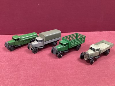 Lot 696 - Four Dinky Post War 25 Series Wagons,...