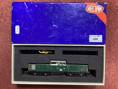 Lot 446 - A boxed Heljan OO gauge class 17 Diesel...