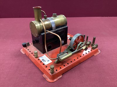 Lot 607 - A Mamod SE2 Stationary Steam Engine, used,...