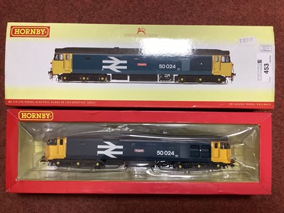 Lot 453 - A boxed Hornby OO gauge Class 50 locomotive no...