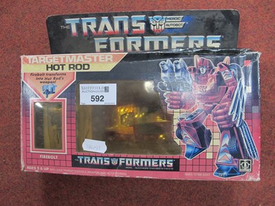 Lot 592 - A boxed circa 1980's Hasbro Transformers...