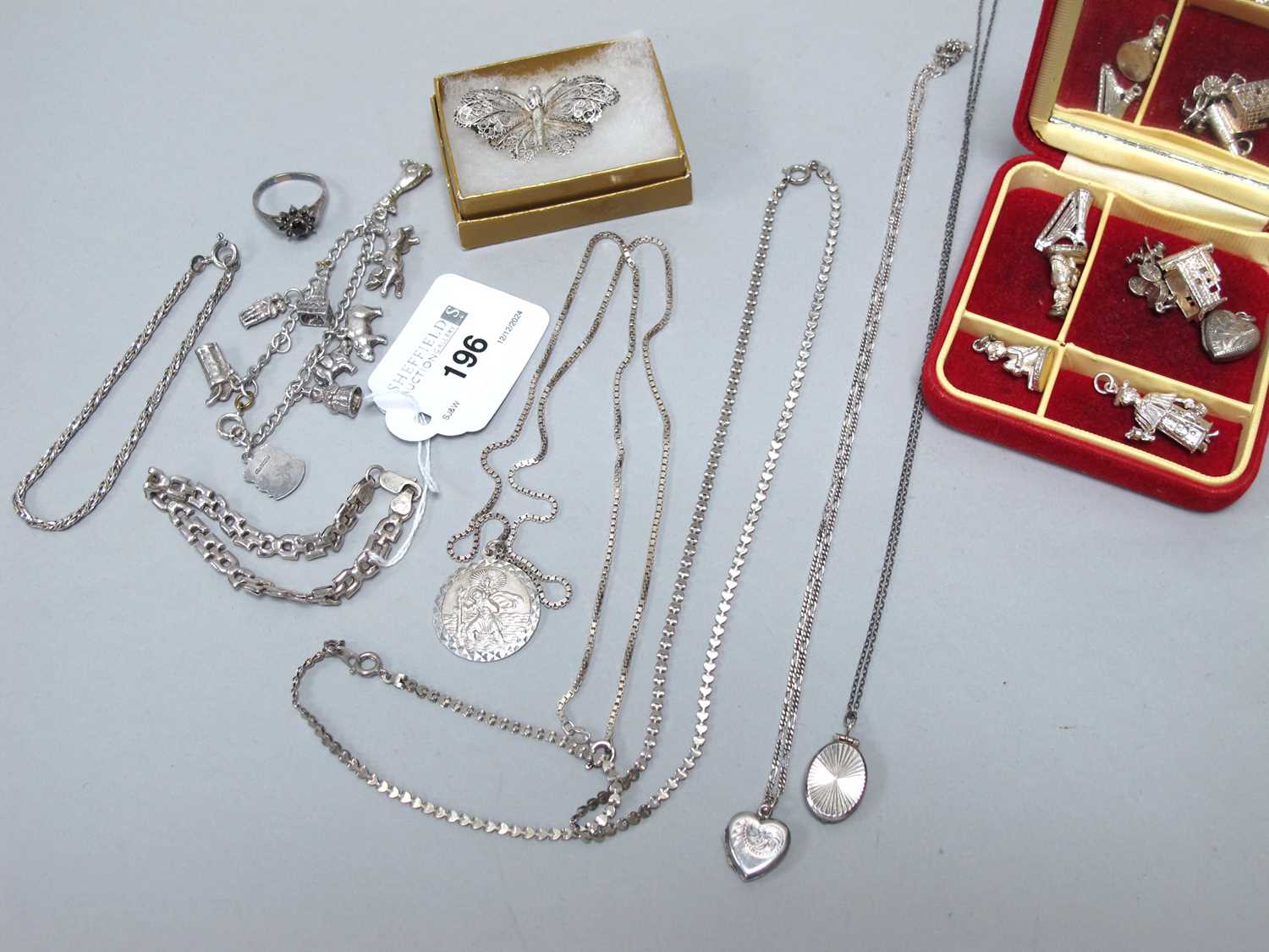 Lot 196 - An Assortment of "925" and Other Jewellery, to...