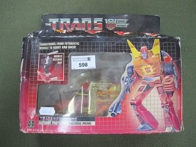 Lot 598 - A boxed circa 1980's Hasbro Transformers...