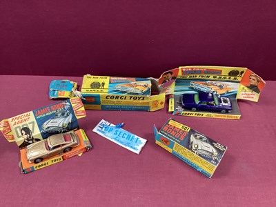 Lot 677 - Two Original TV/Film Related Corgi Diecast...