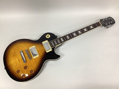 Lot 1390 - An Epiphone Les Paul Standard Electric Guitar,...