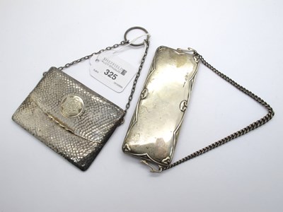 Lot 325 - An Edwardian Hallmarked Silver Chatelaine Card...