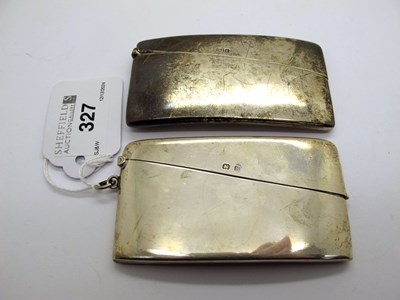 Lot 327 - A Hallmarked Silver Card Case, W.H.H,...