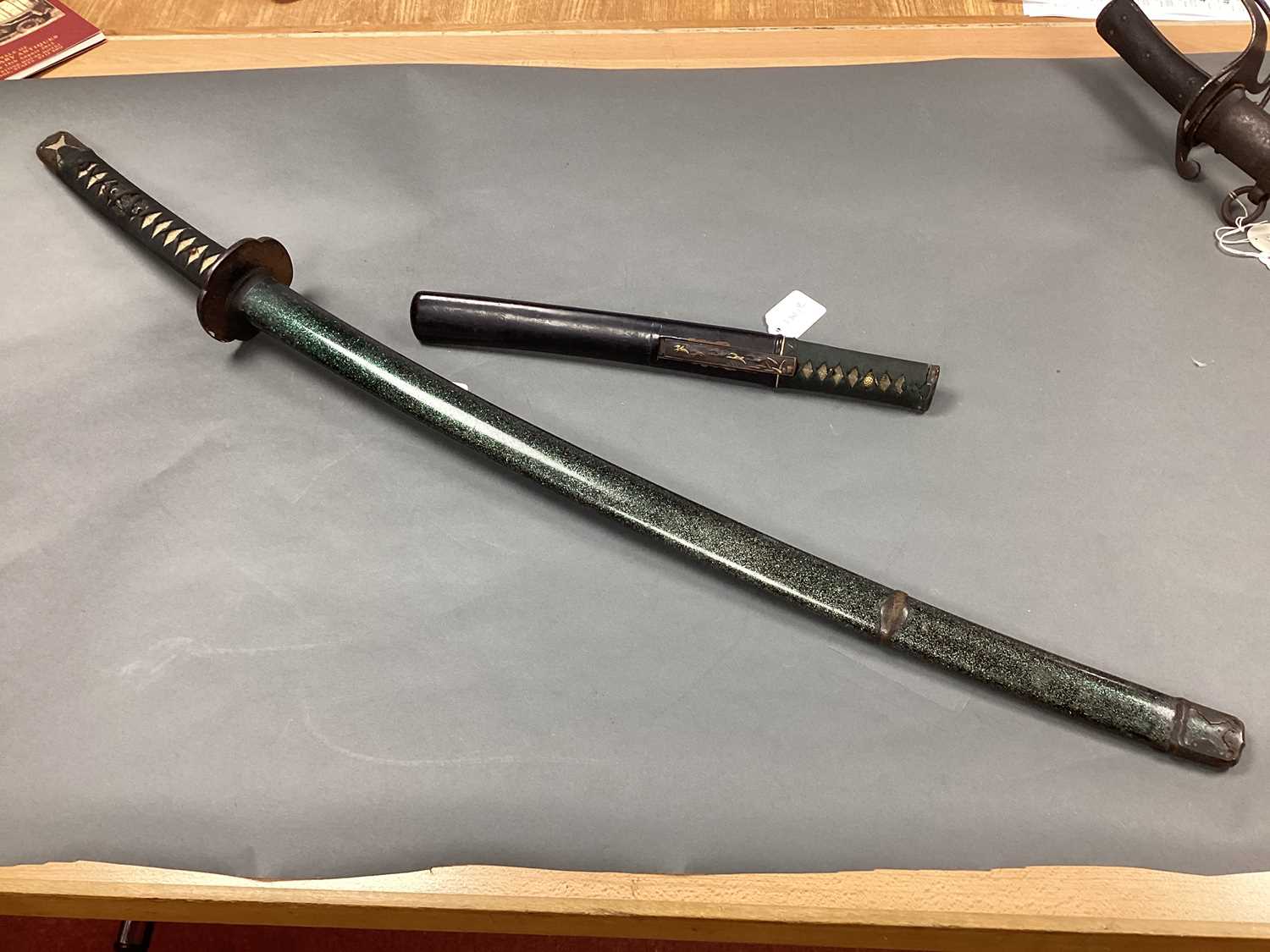 Lot 447 - Japanese Samurai Katana Sword and Scabbard,...