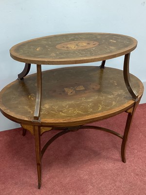 Lot 1490 - An Early XX Century Mahogany Two Tier Etagere,...