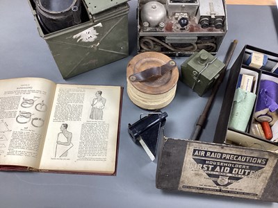 Lot 546 - WWII British Army Field Telephone Set D MKV...