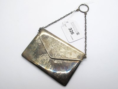 Lot 326 - A Chester Hallmarked Silver Chatelaine Card...