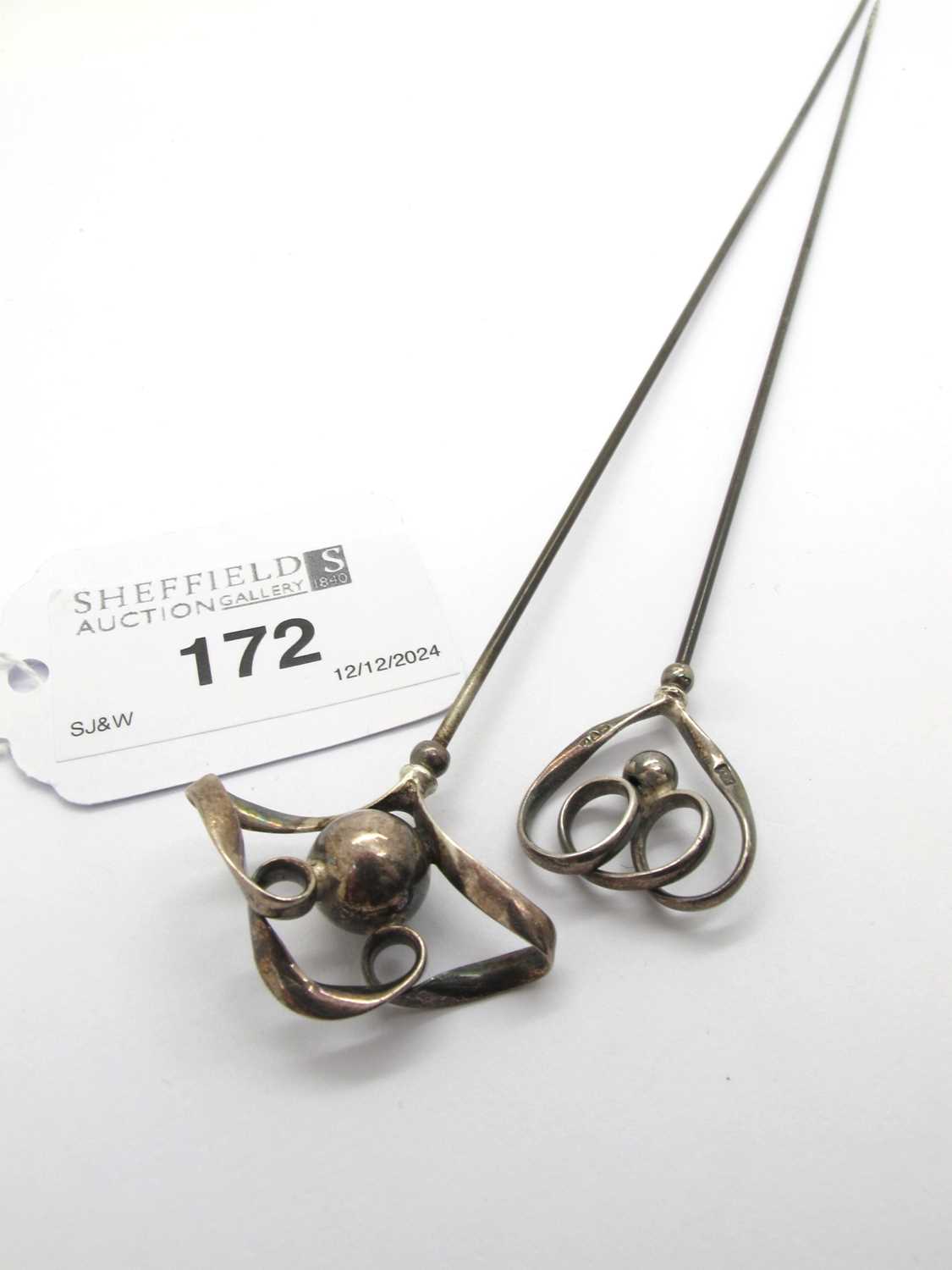 Lot 172 - Charles Horner; Two Antique Chester Hallmarked...