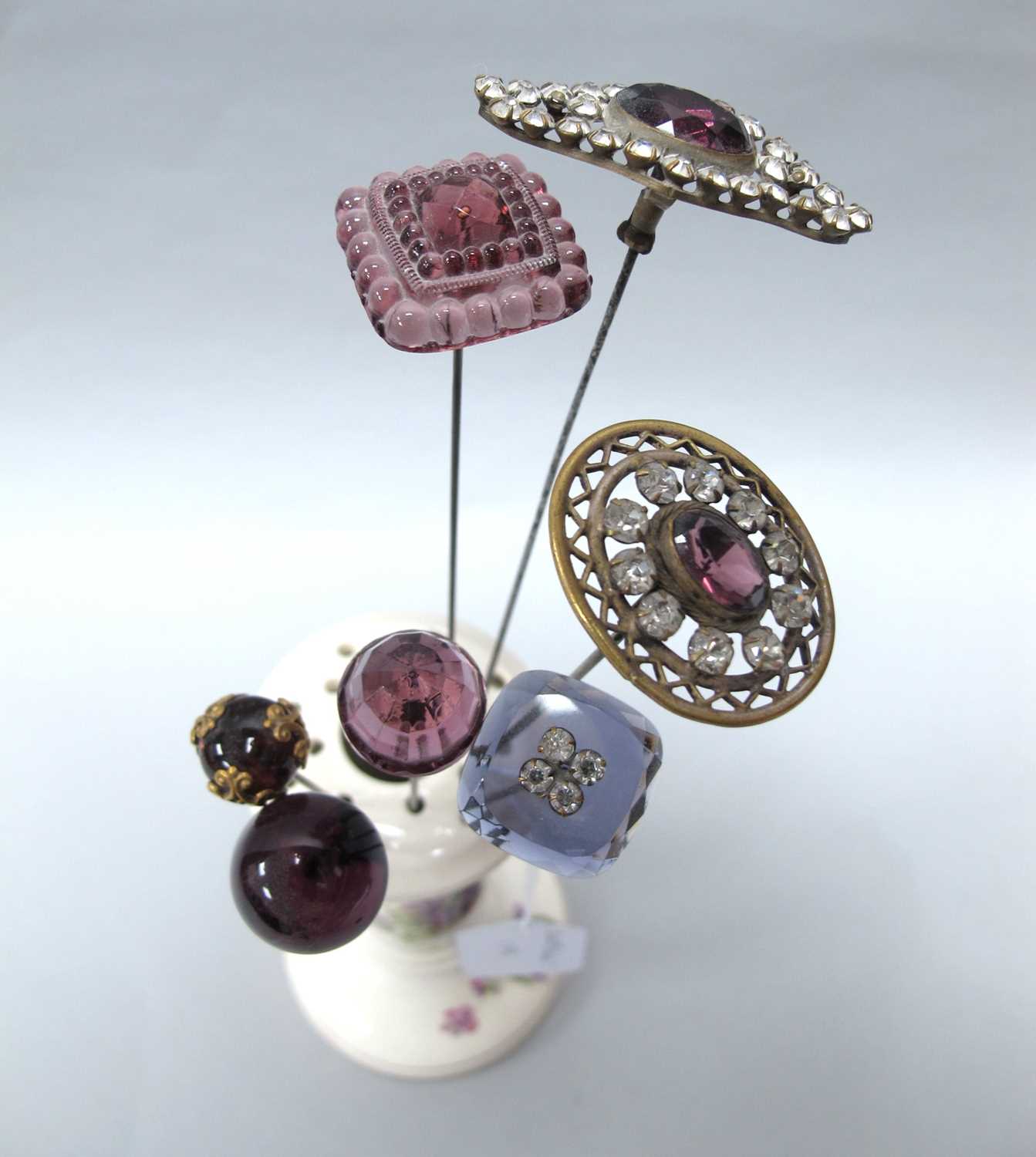 Lot 192 - A Collection of Antique and Later Hatpins, to...