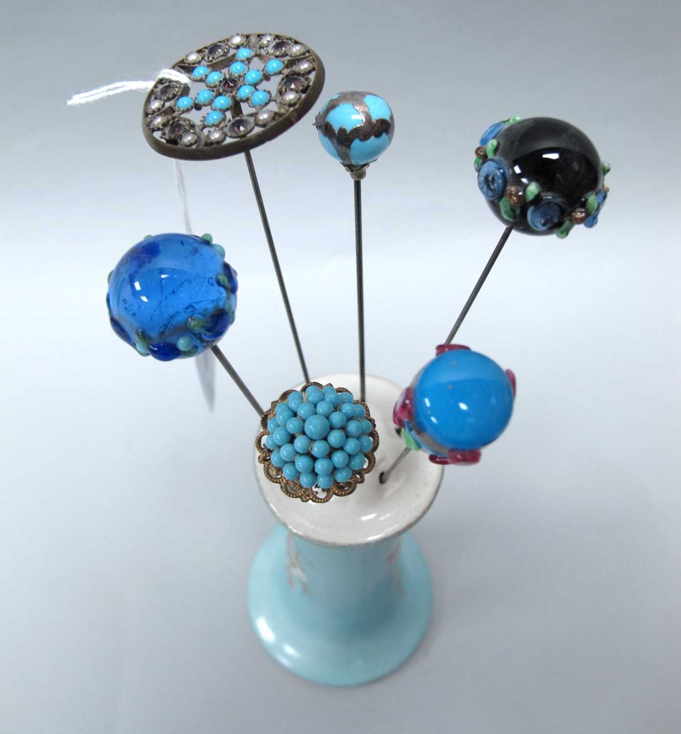 Lot 193 - A Collection of Antique and Later Hatpins, to...