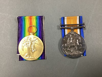 Lot 678 - WWI Medal Duo, comprising British War Medal...