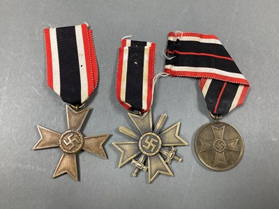 Lot 677 - WWII German Third Reich War Merit Cross with...