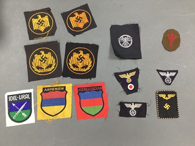 Lot 586 - WWII German Third Reich Cloth Insignia NSKK...