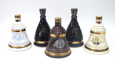 Lot 1449 - Whisky - Bell's Commemorative Bell Decanters;...