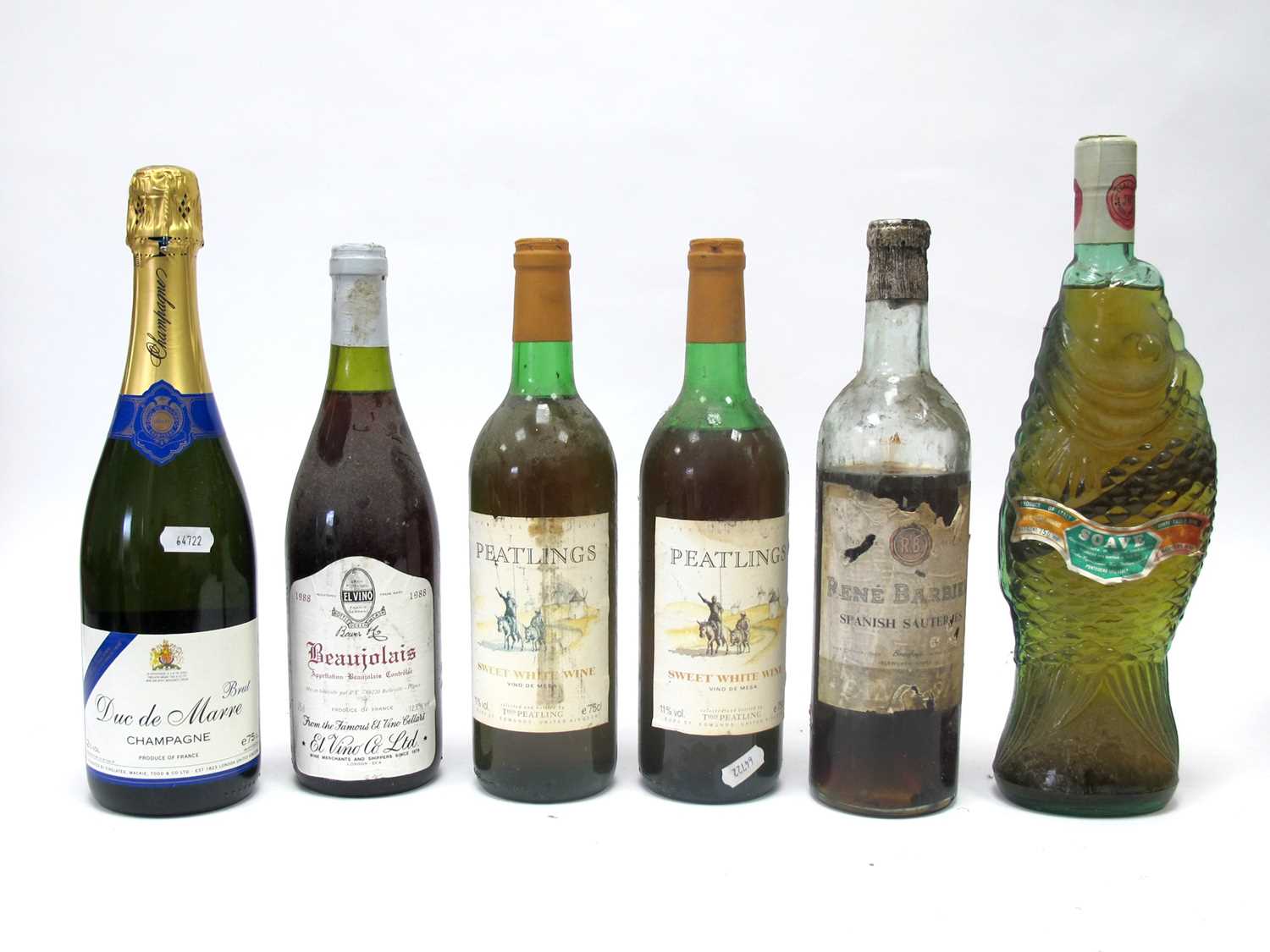 Lot 1446 - Wine - Duc De Marre Brut Champagne; 1988...