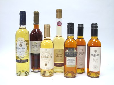 Lot 1451 - Wine - Grappa di Barolo, 50cl.; Dessert Wine,...