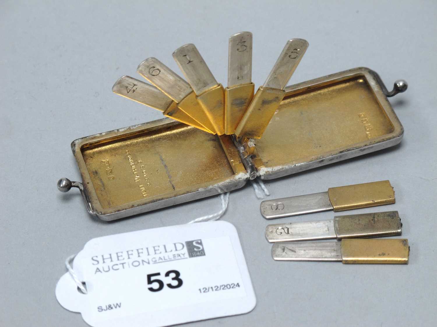 Lot 53 - An Art Deco Hallmarked Silver 'Sportsmans...