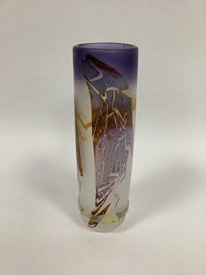 Lot 1005 - A Louis LeLoup (b.1929 Belgium) Art Glass Vase,...