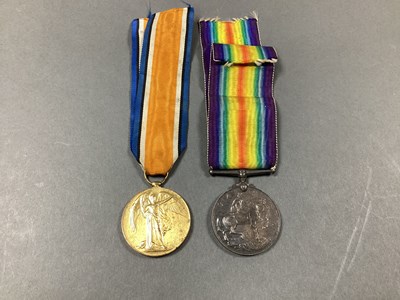 Lot 642 - WWI Medal Duo, comprising British War Medal...