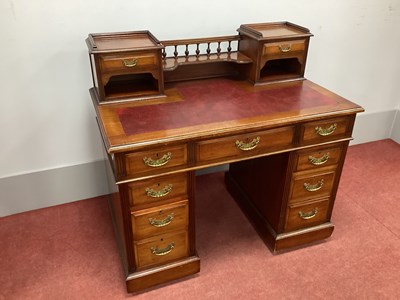 Lot 1500 - An Early XX Century Mahogany Pedestal Desk,...