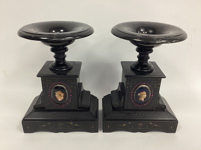 Lot 1310 - A Pair of Late XIX Century Clock...