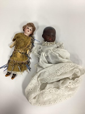 Lot 1288 - An Armand Marseilles Bisque Headed Black Baby...