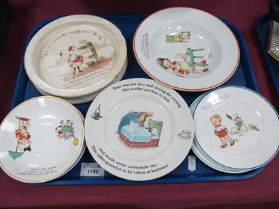 Lot 1162 - Shelley Mabel Lucie Attwell China Plates,...