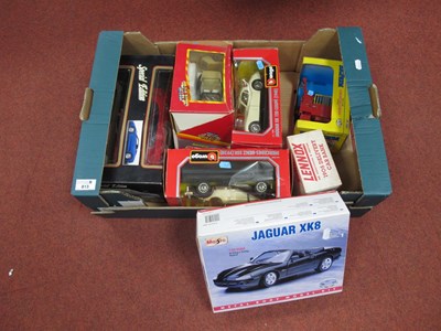 Lot 813 - Seven Diecast Model Vehicles, by Maisto,Tonka,...