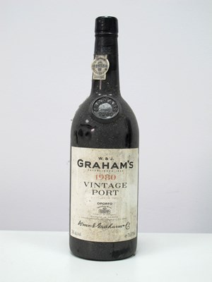 Lot 1416 - Port - W. & J. Graham's 1980 Vintage Port,...