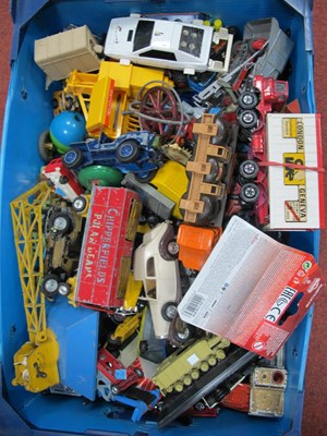 Lot 850 - A Quantity of Playworn Diecast Model Vehicles,...