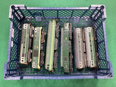 Lot 95 - Six OO Gauge BR Green Diesel Locomotives by...