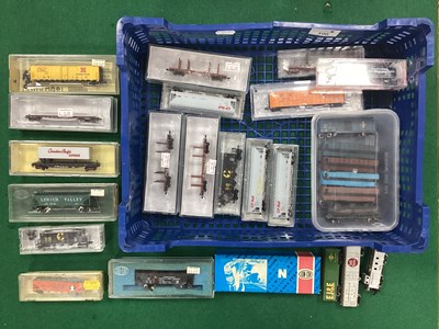 Lot 100 - Approximately Twenty Five N Gauge Outline...