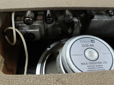 Lot 323 - Fender Delux Model 603 Guitar Valve Amplifier,...