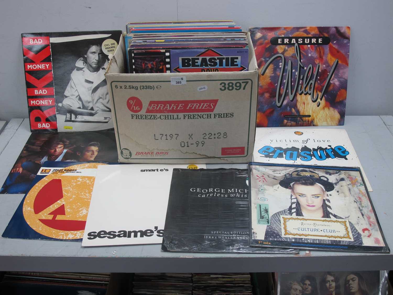 Lot 385 - 12" Singles, over sixty by artists including...