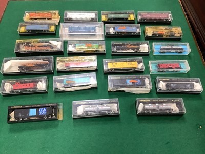 Lot 144 - Approximately Twenty Three Boxed N Gauge...