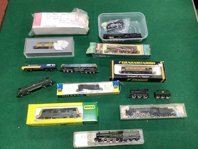 Lot 150 - Thirteen N Gauge British Outline Locomotives...