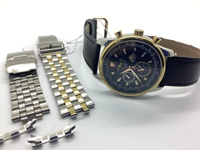 Lot 283 - Astron; Chronograph Perpetual Gent's...