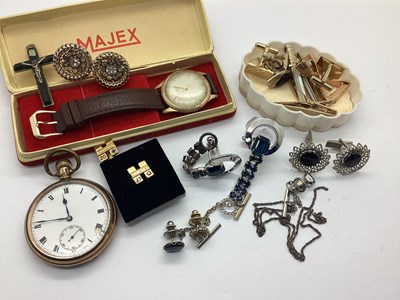 Lot 268 - A Gold Plated Cased Openface Pocketwatch, the...